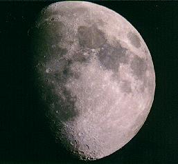 Gibbous moon