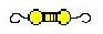 resistor with ends in little loops