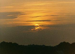 Sunset from dorm