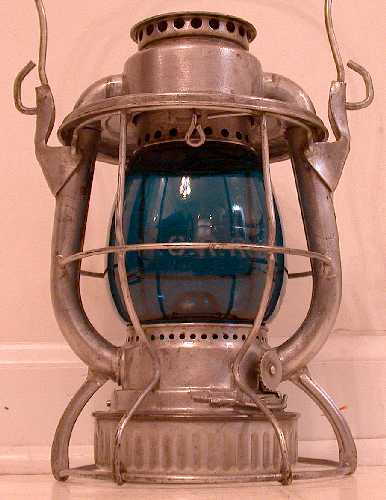 Large Vintage-style Electric Railroad Lantern 