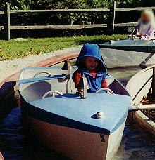 Jonathan on boat ride