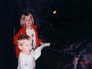 Jonathan and Victoria in Linville Caverns