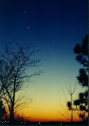 Jupiter, Venus, Feb. 20, 1999