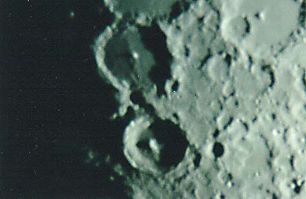 Craters Arzachel and Alphonsus