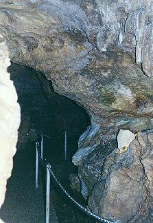 Path inside Linville Caverns