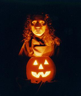 Lynn and pumpkin