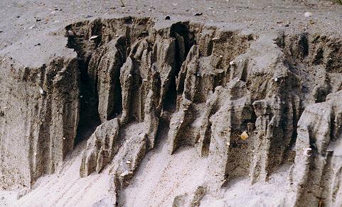 Sand canyons