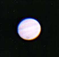 Jupiter with comet impact