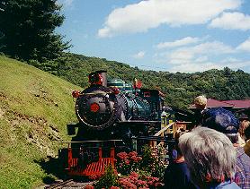 Tweetsie pulling into the station